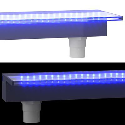 vidaXL Vannfall med RGB LED akryl 108 cm