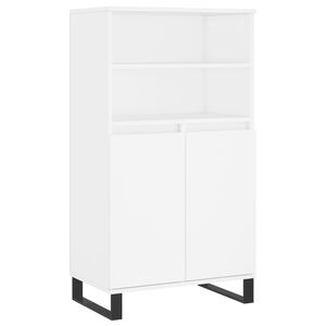 vidaXL Highboard hvit 60x36x110 cm konstruert tre