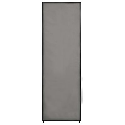 vidaXL Garderobe grå 87x49x159 cm stoff