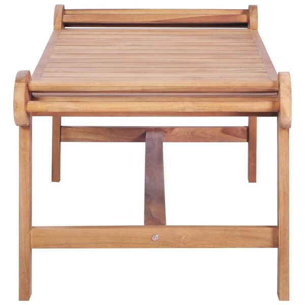 vidaXL Salongbord 100x50x45 cm heltre teak
