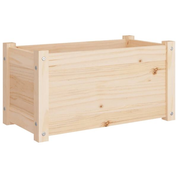 vidaXL Plantekasse 60x31x31 cm heltre furu
