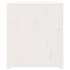 vidaXL Utekj&oslash;kkenskap MEPPEL hvit 106x55x64 cm heltre furu