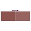 vidaXL Uttrekkbar sidemarkise 200x600 cm brun
