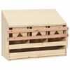 vidaXL Hekkeboks 3 rom 72x33x54 cm heltre furu