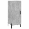vidaXL Highboard betonggr&aring; 34,5x34x180 cm konstruert tre