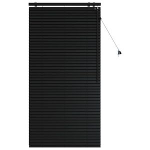 vidaXL Venetiansk persienne Svart 80 x 160 cm 35 mm