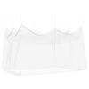 vidaXL Hage Myggnett 220 mesh Hvit 3 x 4,5 x 2,5 m Polyester