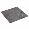 vidaXL Selvheftende Gulvplanker Svart 30,5 x 30,5 cm 20 stk. PVC