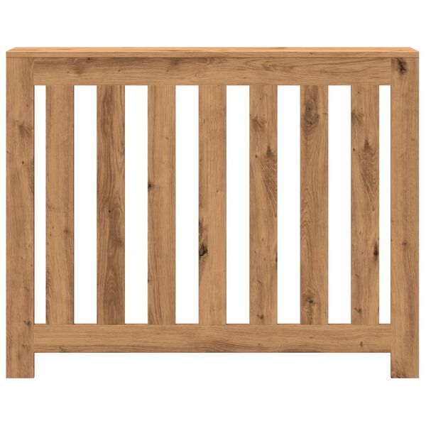 vidaXL Radiatordeksel artisan eik 104x20x82 cm konstruert tre