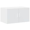 vidaXL Veggskap hvit 70x42,5x40 cm konstruert tre