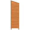 vidaXL Hageskur brun 55x52x174,5 cm heltre gran