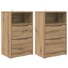 vidaXL Nattbord 2 stk. Artisan Eik 40 x 30 x 467 cm Konstruert tre