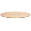 vidaXL Bordplate 90x45x2,5 cm heltre furu oval