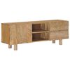 vidaXL TV-skap 110 x 30 x 40 cm Massivt mango tre og konstruert tre