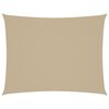 vidaXL Solseil oxfordstoff rektangul&aelig;r 2x3 m beige