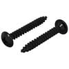 vidaXL Tapping nagler 2 stk. Svart M4 x 28 mm St&aring;l