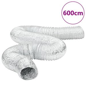 vidaXL Ventilasjonsslange aluminium 6 m &Oslash;12,5 cm