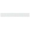 vidaXL Blondegardin Hvit 80 x 1200 cm Polyester