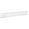 vidaXL Gabionkurv med deksel 900x50x100 cm galvanisert jern