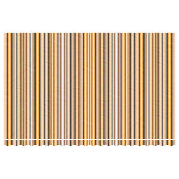 vidaXL Erstatningsduk for markise flerfarget stripe 5x3 m