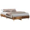 vidaXL Sengeramme uten madrass gammelt tre 120x190 cm konstruert tre