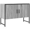vidaXL Servantskap gr&aring; sonoma 80x33x60 cm konstruert tre