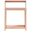 vidaXL Pottebord med hyller 82,5x50x109,5 cm heltre douglasgran