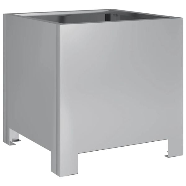 vidaXL Plantekasse 30x30x30 cm galvanisert stål
