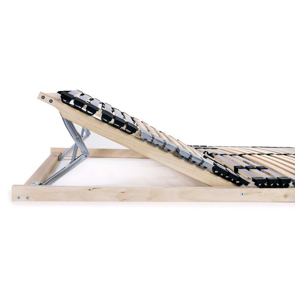 vidaXL Spilebaser 2 stk med 42 lameller 7 soner 70x200 cm