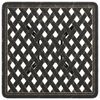 vidaXL Hagebord bronse 53x53x53 cm støpt aluminium