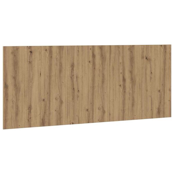 vidaXL Sengegavl artisan eik 200x1,5x80 cm konstruert tre