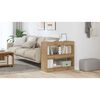 vidaXL Bokhylle/romdeler artisan eik 80x30x72 cm