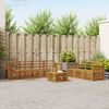 vidaXL Sofasett 8 pcs Naturlig Solid akasietre