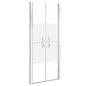 vidaXL Dusjd&oslash;r halvfrostet ESG 71x190 cm