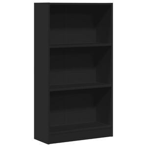 vidaXL Bokhylle svart 60x24x109 cm konstruert tre