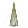vidaXL LED juletre 1544 LEDs Fargerike 500 cm