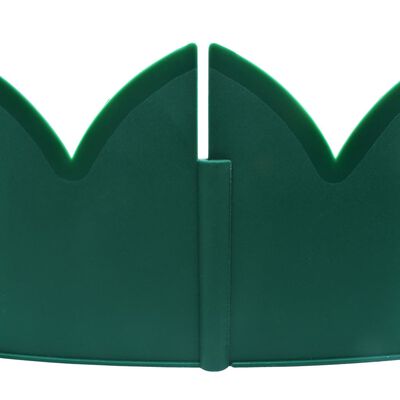vidaXL Plenkanter 10 stk grønn 65x15 cm PP