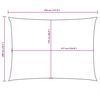 vidaXL Solseil oxfordstoff rektangul&aelig;r 2x3,5 m oransje