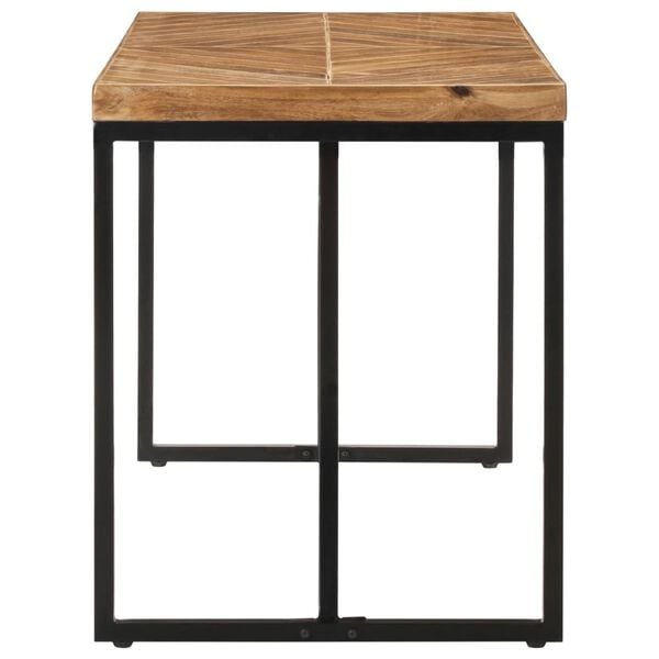 vidaXL Spisebord 120x60x76 cm heltre akasie og mango