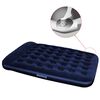 Bestway Oppbl&aring;sbar flokket luftseng med innebygd pumpe 203x152x28 cm