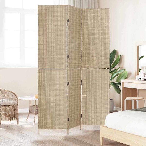 vidaXL Romdeler Beige 146 x 200 cm polyrotting