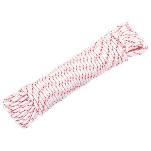 vidaXL Startsnoren hvit og r&oslash;d &Oslash;3 mm 10 m nylon