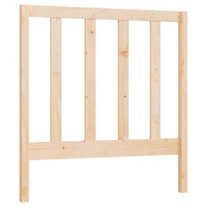 vidaXL Sengegavl 81x4x100 cm heltre furu