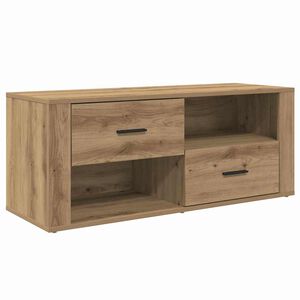 vidaXL TV-skap med skuff Artisan Eik 100 x 35 x 40 cm Konstruert tre
