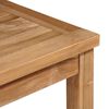 vidaXL Hagebord 80x80x77 cm heltre teak