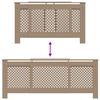 vidaXL Radiatordeksel MDF 205 cm