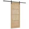 vidaXL Skyved&oslash;r Naturlig 86 x 211 cm Heltre furu