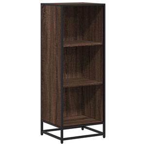 vidaXL Bokhylle brun eik 40x35x107,5 cm konstruert tre