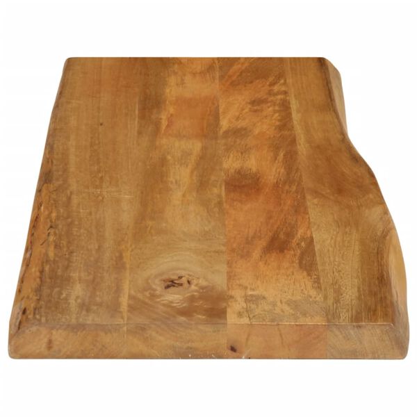 vidaXL Bordplate 100x40x3,8 cm naturlig kant heltre mango