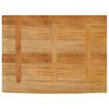 vidaXL Bordplate naturlig kant 90x60x3,8 cm heltre mango
